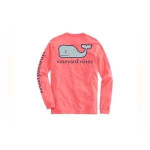 NWT Vineyard Vines long sleeve tee in Santa print